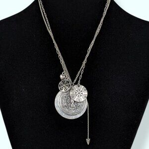 Bohm 2-Strand Clockwork Pendant Necklace
